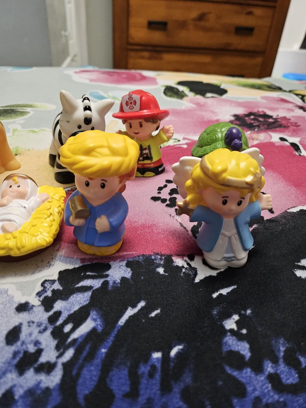 12-Piece Kids Animal & Character Figure Set - Multicolor